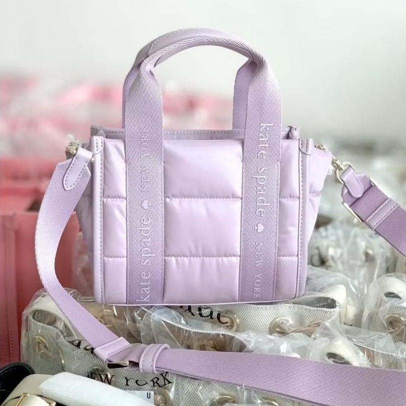 ks Kip Puffy Mini Tote Lavender