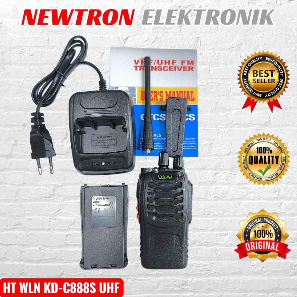 HT WLN KDC888S KD C888S 888S Singleband UHF Alternatif Baofeng BF888S BF-888S