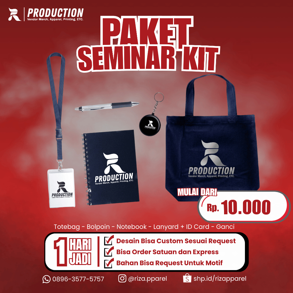 Paket Seminar Kit Custom