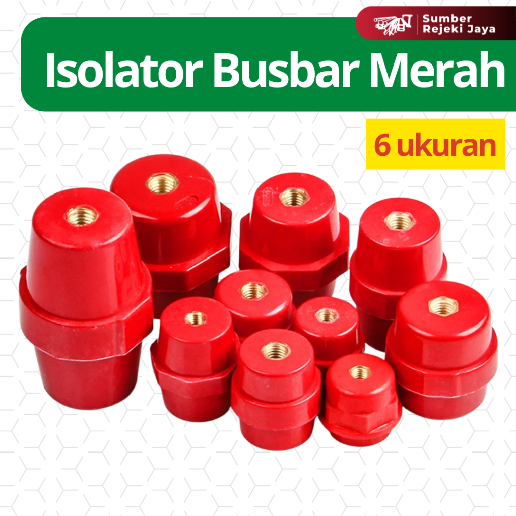 Isolator Busbar Merah | SM25 / SM30 / SM35 /SM40 / SM51 / SM76