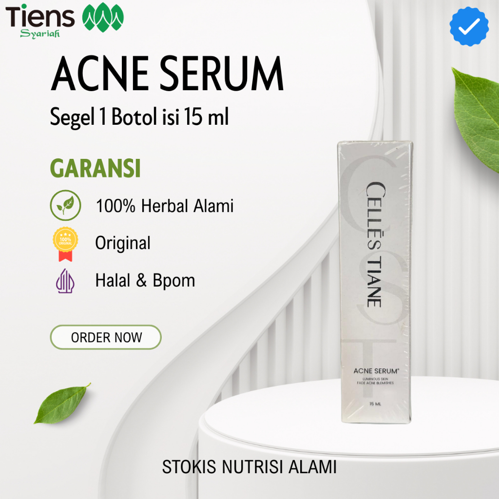 Tiens Acne Serum Tiens Penghilang Wajah Jerawat dan Bekas Jerawat Bruntusan Bpom Ampuh Original