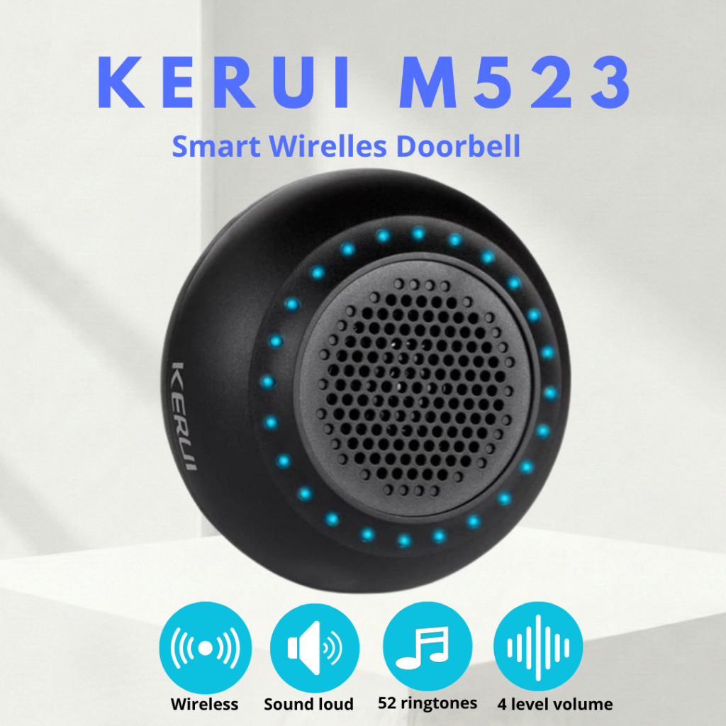 KERUI Bel Rumah M523 Bel Pintu Rumah Wireless Hanya Receiver