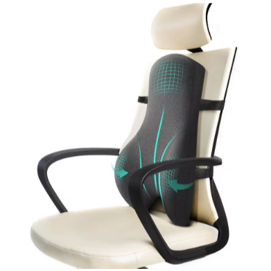 KS Lumbar Support Pillow for Office Chair Breathable Comfortable Lumbar Back Support Cushion for rec