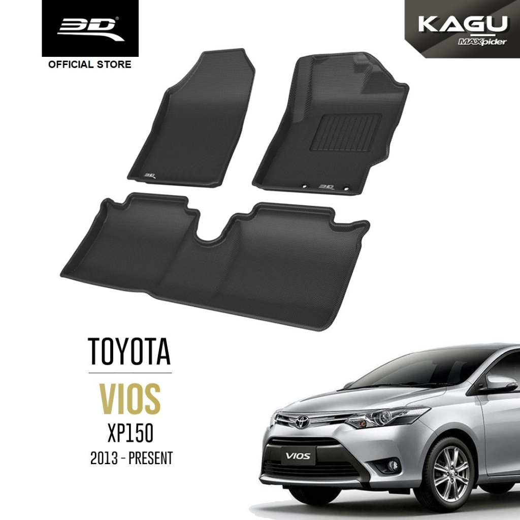 Karpet Mobil 3D Mats Toyota Vios (2013 - 2022)