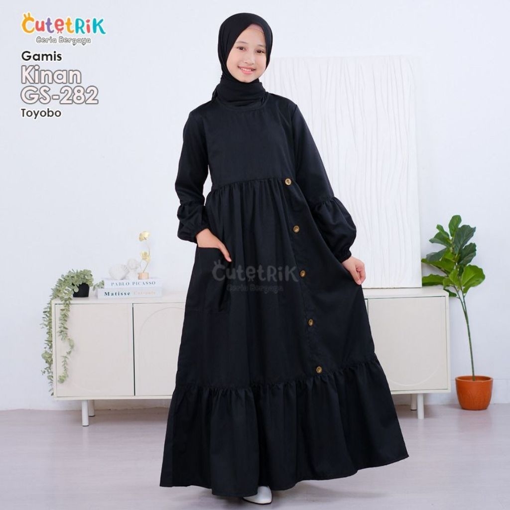Gamis anak cutetrik / Gamis kinan cutetrik