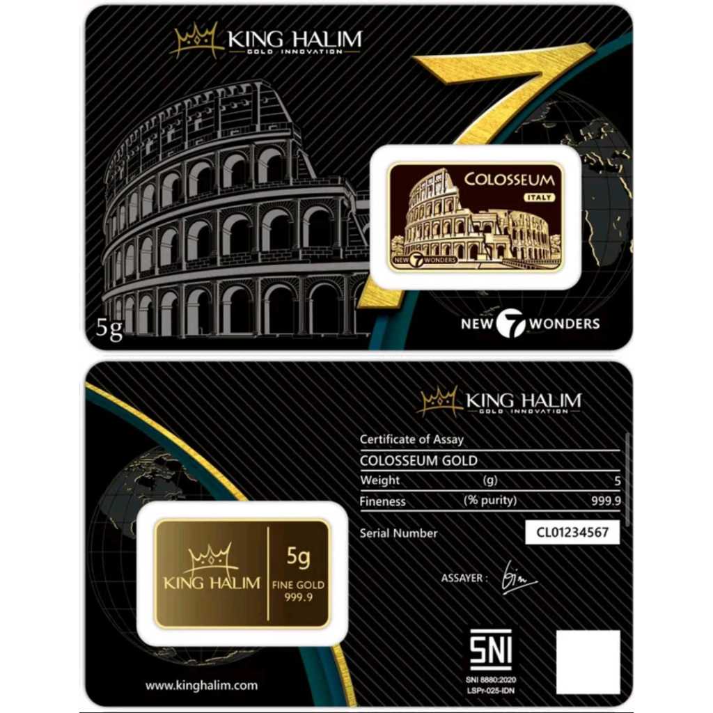 LOGAM MULIA EMAS KING HALIM 1GR - COLOSSEUM