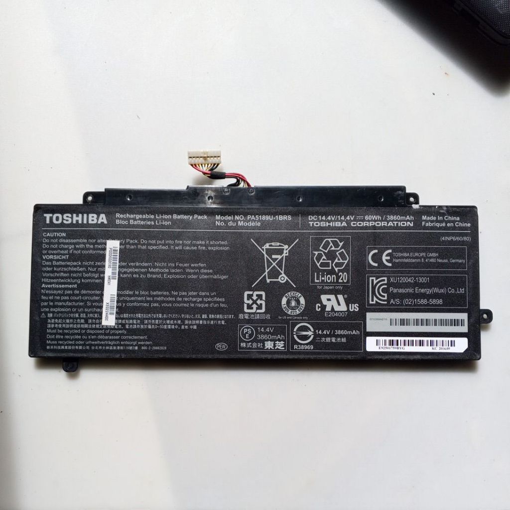 Batre Polimer Laptop Toshiba Satelite Radius P55W