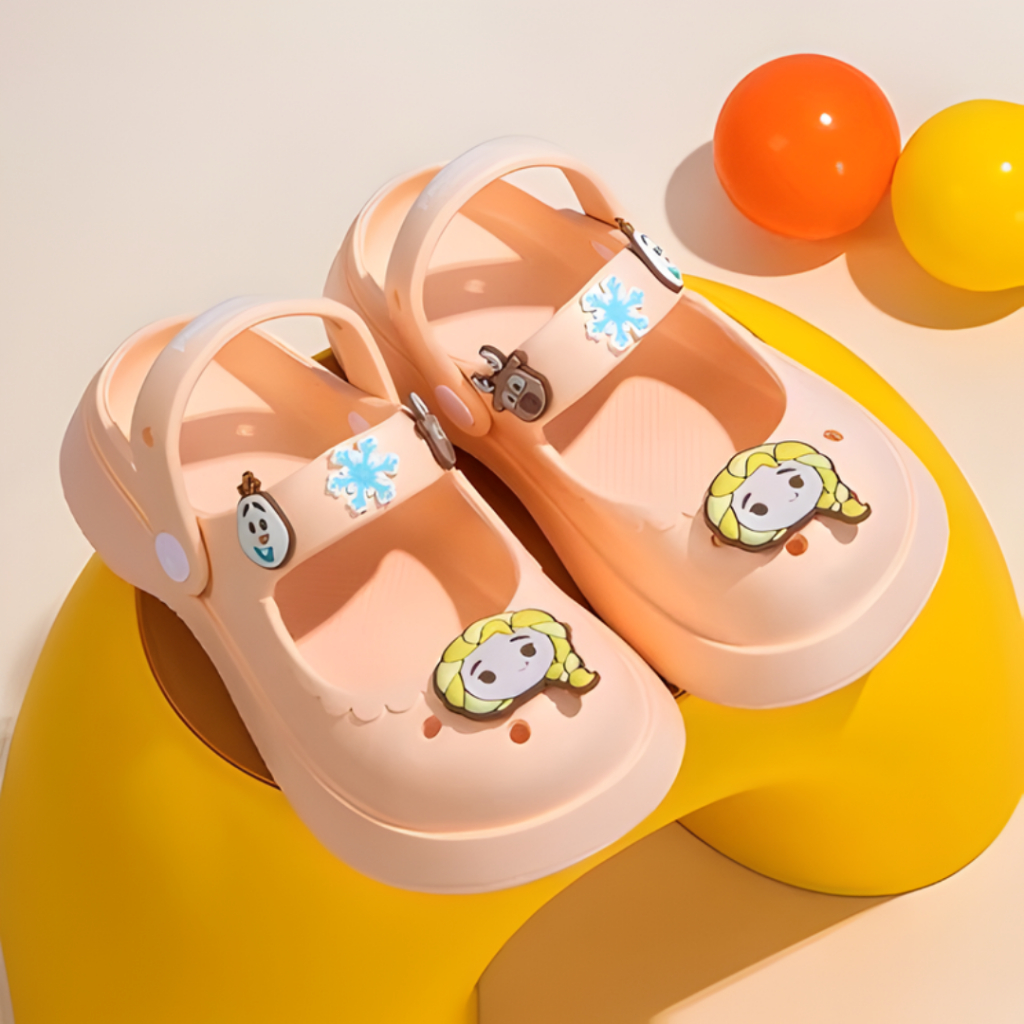 Sandal Anak Frozen Elsa Cute Ukuran 30 Sendal Ataru Cute Clogs Frozen