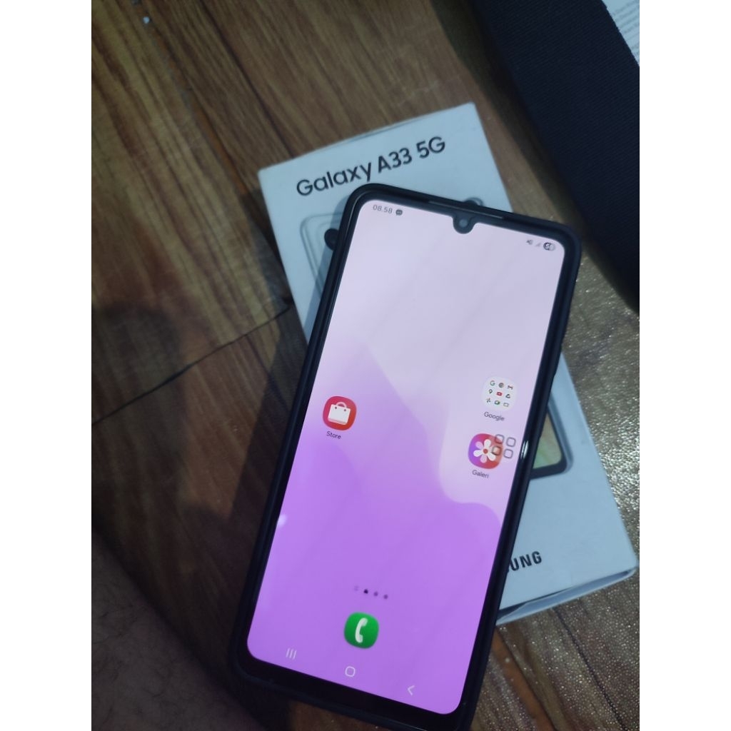 SAMSUNG A33 5G RAM 8GB INTERNAL 256GB SEPERTI BARU