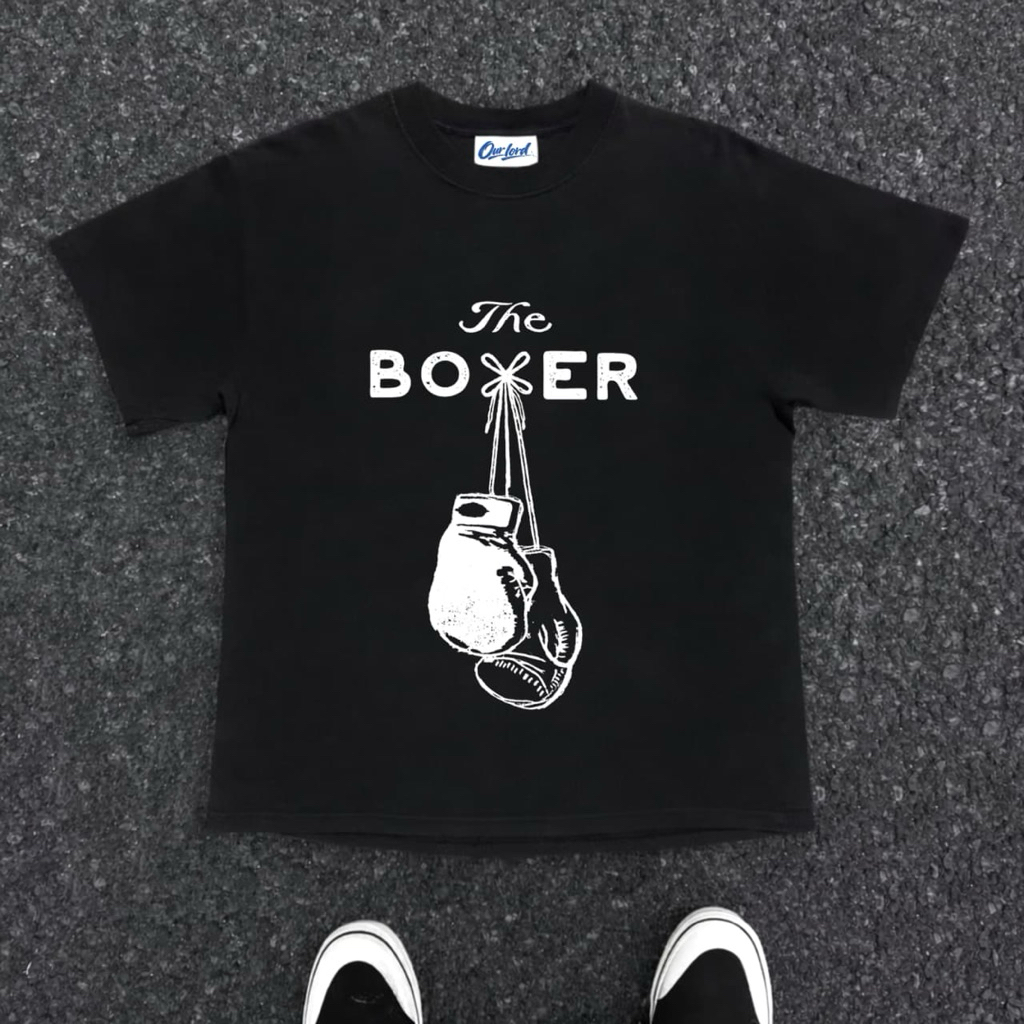 T-Shirt Boxer Kaos Distro Pria Wanita Cotton Combed 24s Premium