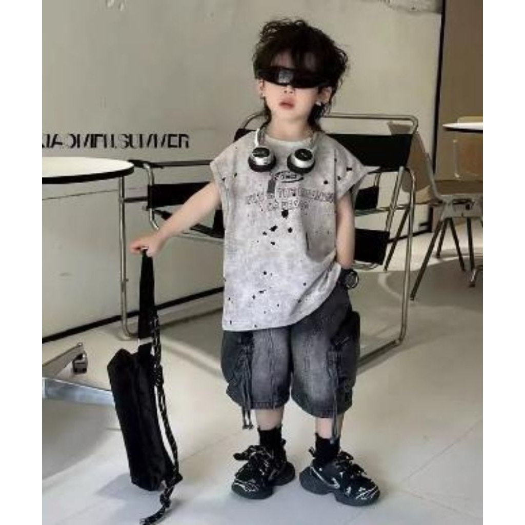 Demiland - set jeans kantong anak cowok