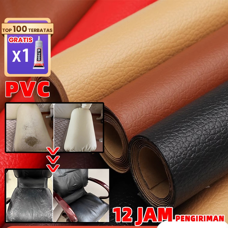[Lem otomatis yang kuat] stiker jok kursi kulit sticker sofa lakban sofa kulit stiker kulit pu