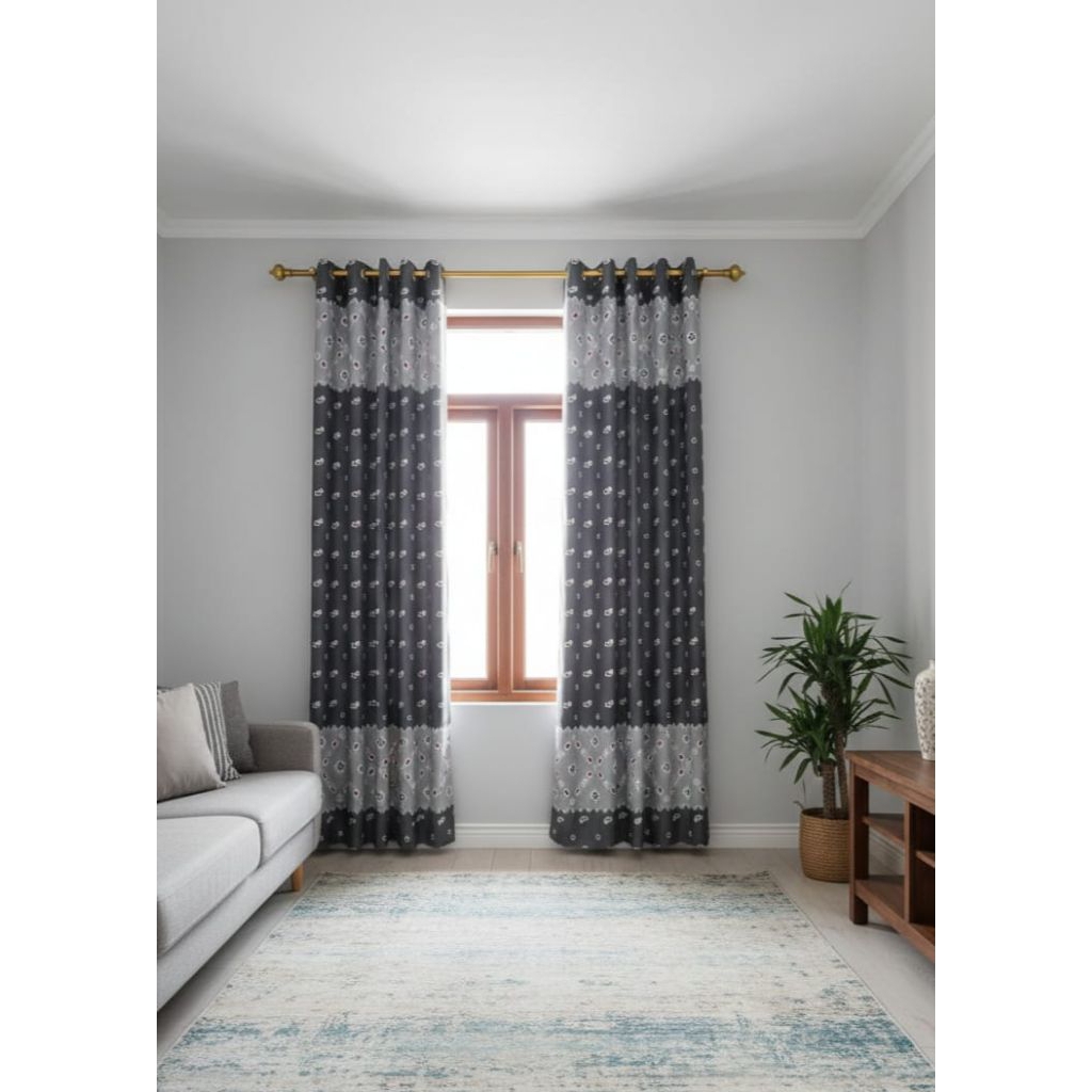 tirai gorden korden motif batik klasik jumputan