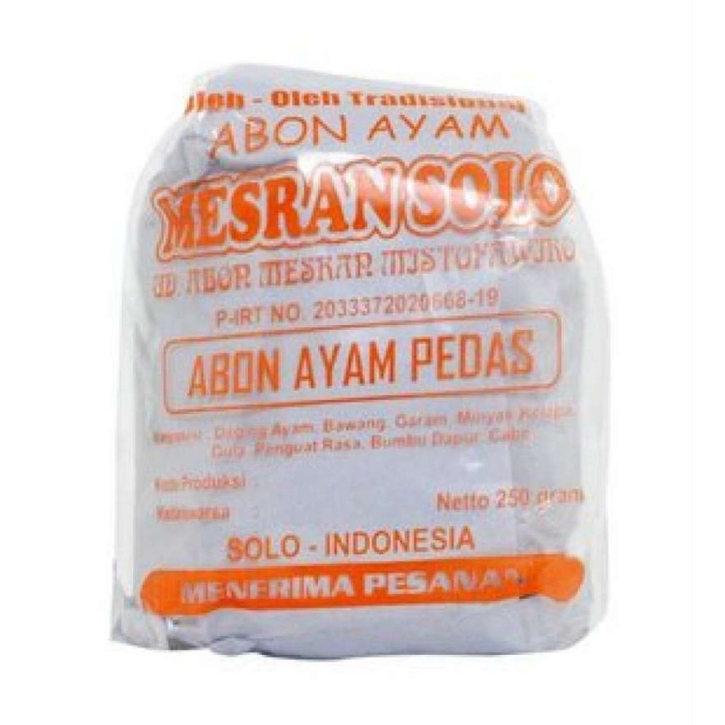 Abon Mesran Solo Ayam Pedas
