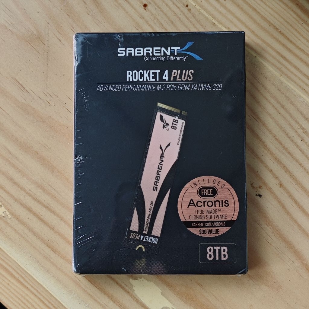 SSD M.2 NVME 8TB Gen 4x4 Sabrent Rocket 4 Plus