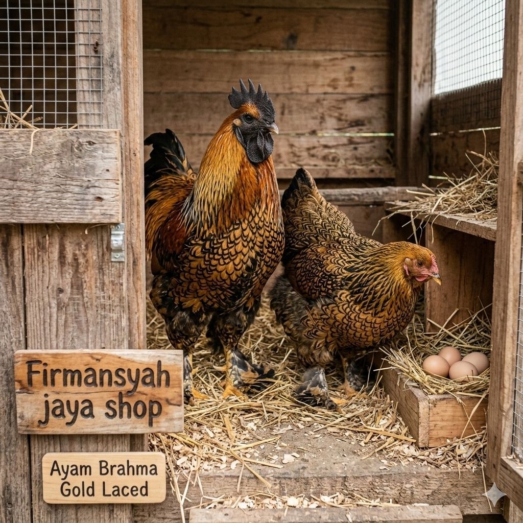 TELUR AYAM HIAS BRAHMA GOLD LACED UNTUK DI TETASKAN Firmansyah jaya shop