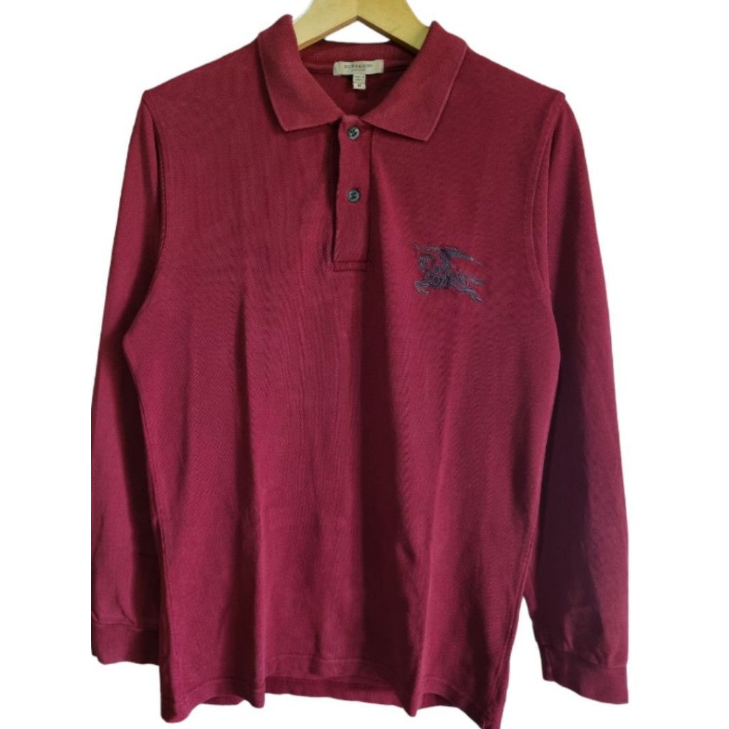 Burberry London Long Sleeve Polo Shirt