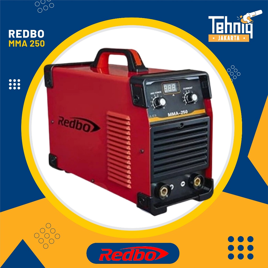 Travo Las Redbo MMA 250 3 Phase Inverter Welding Machine / Redbo Mesin Las MMA 250