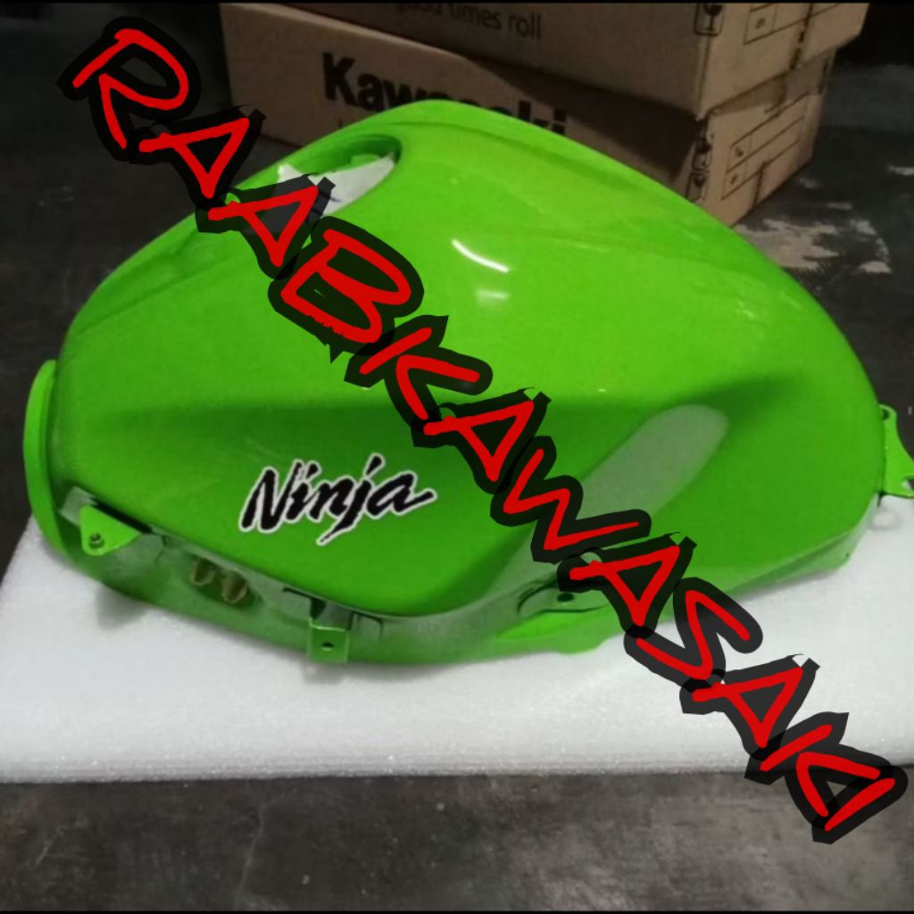 tangki bensin hijau ninja 250 fi old original kawasaki