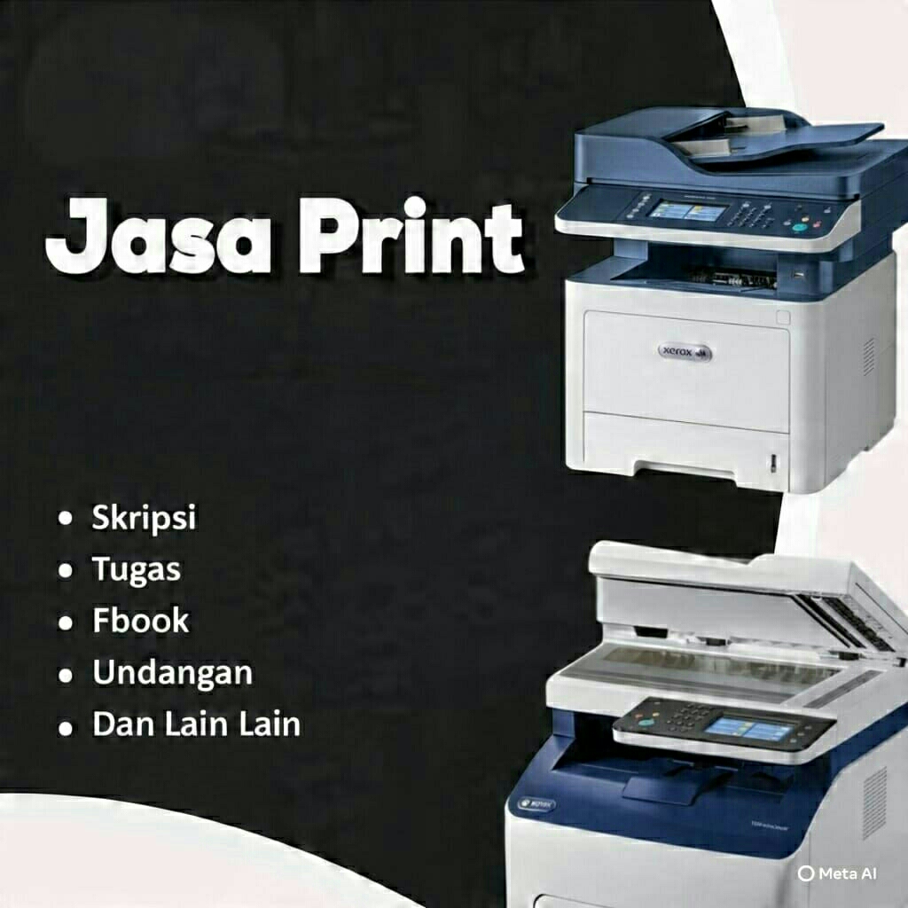 Jasa print a4 berwarna atau hitam putih