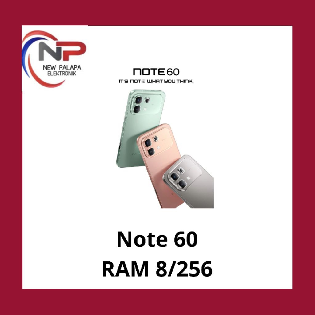 HP INFINIX NOTE 60 RAM 8/256GB GARANSI RESMI INFINIX