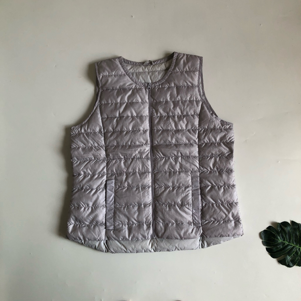Ultra White Down Vest Rompi