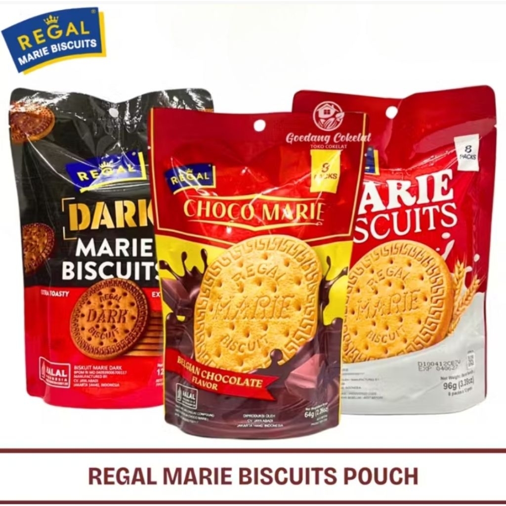 Marie Regal Original Dark Coklat Choco Belgian Biskuit