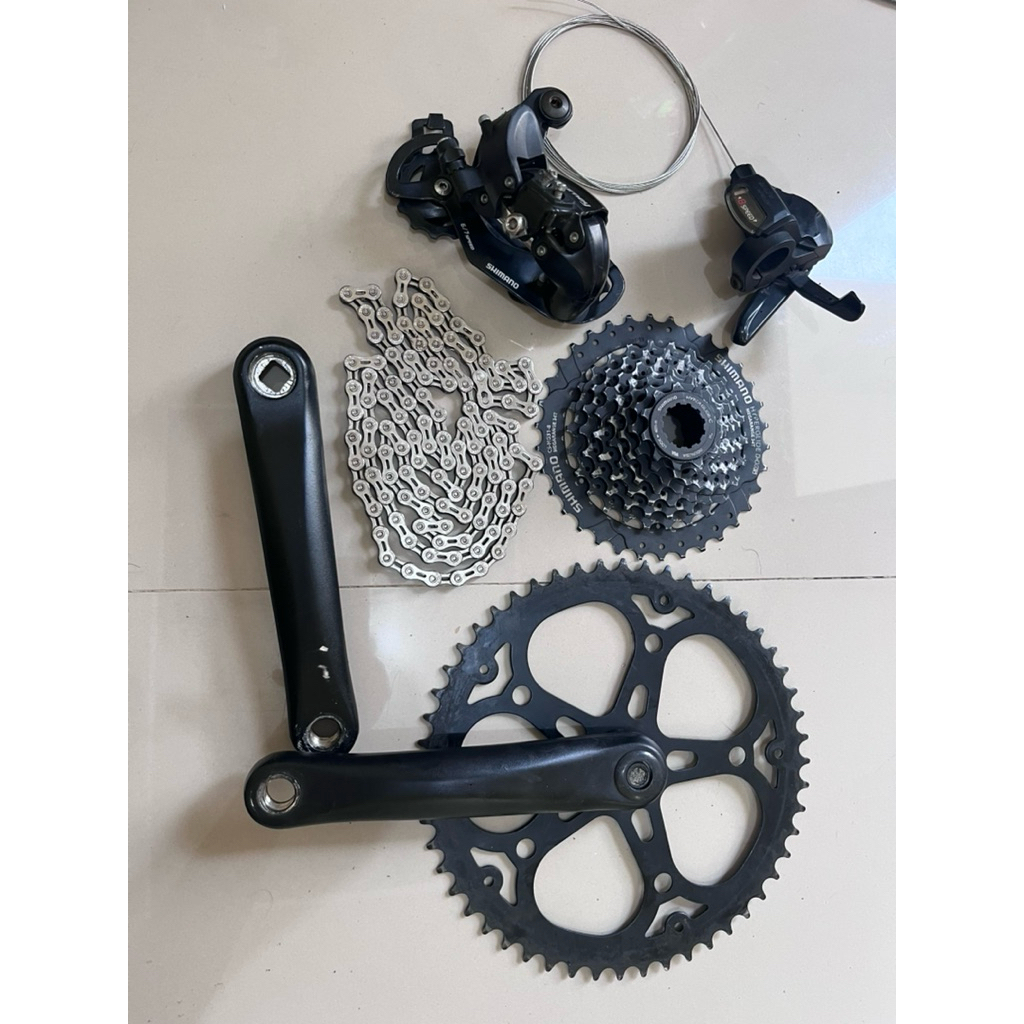 mini groupset shimano & sensah 8speed