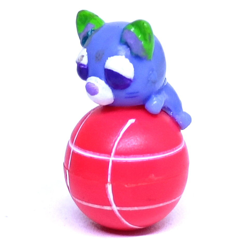 Ochaken & Friends Roly Poly Figure Collection - Ran the Lavender Tea Cat (Pajangan / JP Rare)