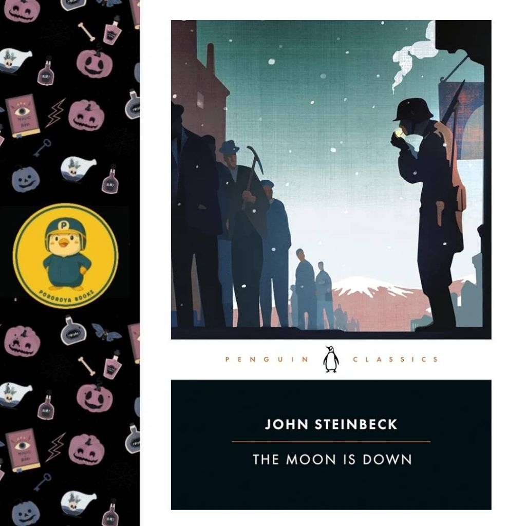 100% ORI Novel John Steinbeck THE MOON IS DOWN Penguin Modern Classics Novella War Fiction Human Nat