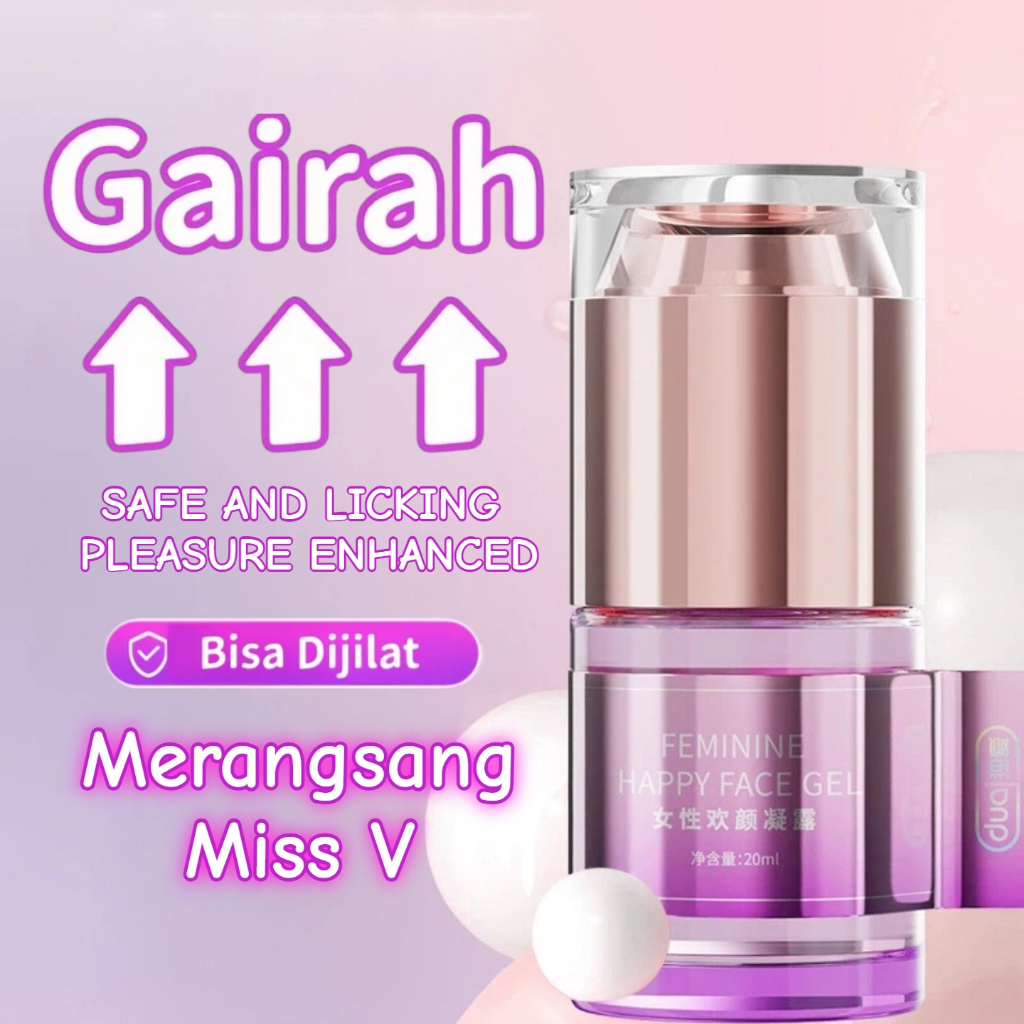 Pelumas Wanita Orgasmic Gel Lubricant Tahan Lama Miss V NEW 20ml, Lubrikan untuk Wanita Pijat wanita