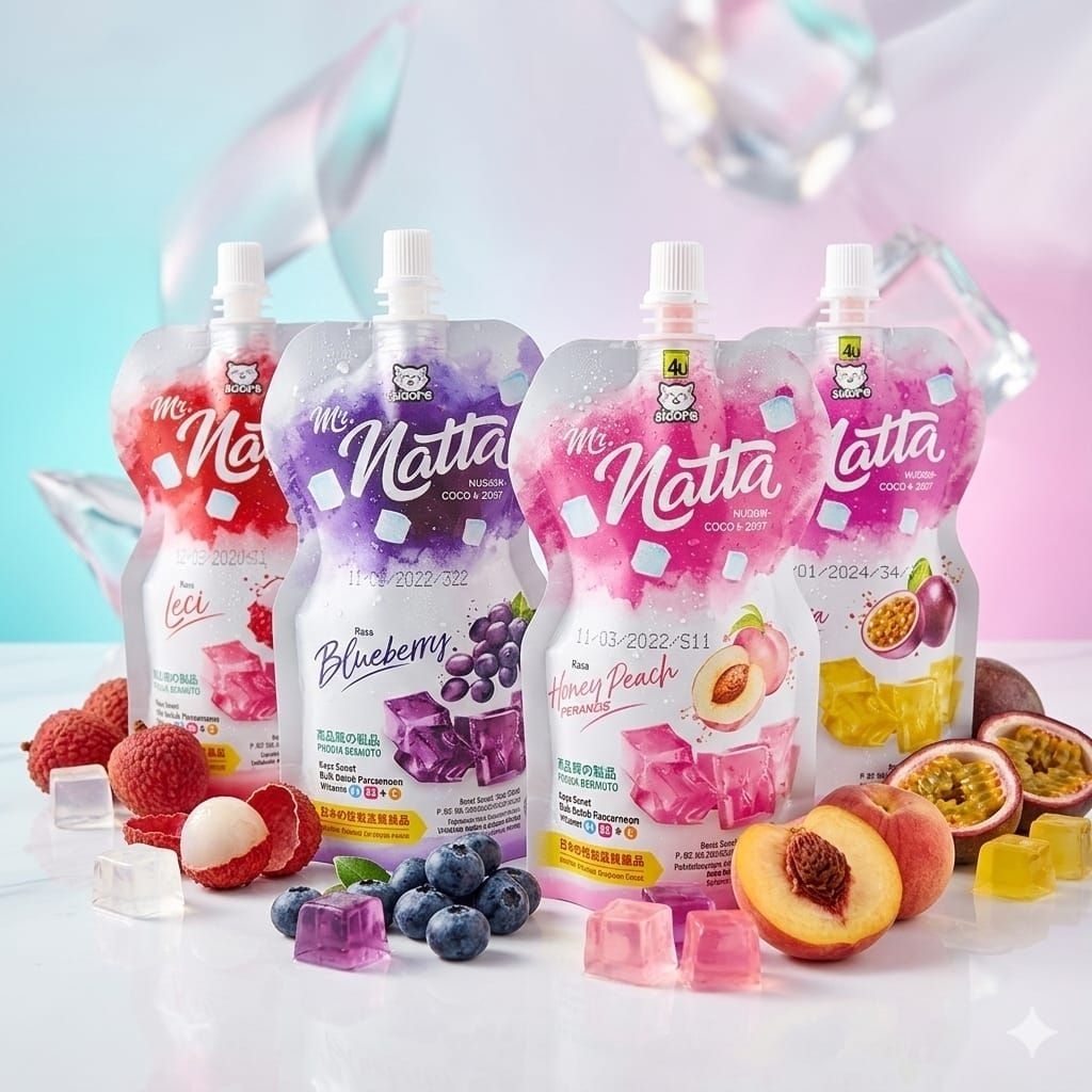 Jelly Mr.Natta 126ml 1 pack isi 5pcs