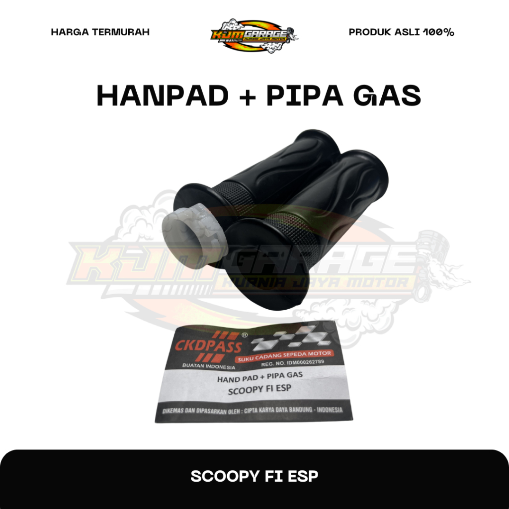 Hanpad + Pipa Gas Scoopy Fi/ESP CKDPASS