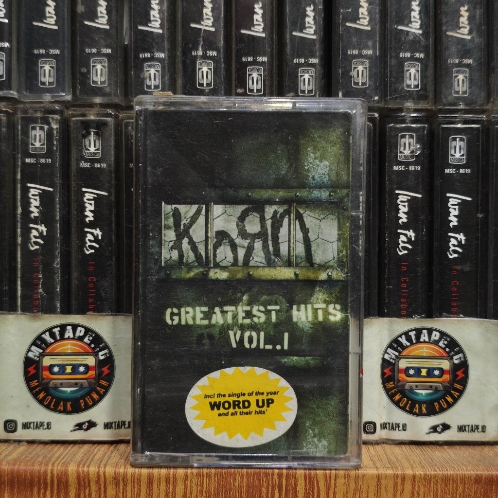 Kaset - Korn - Greatest Hits Vol 1 - Radio Tape - Kaset Pita - Radio - Pemutar Kaset - Retro - Class