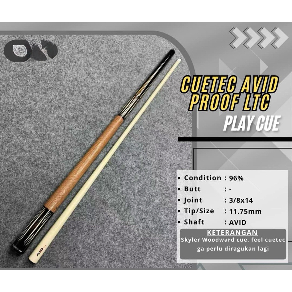 Cuetec avid proof black ltc