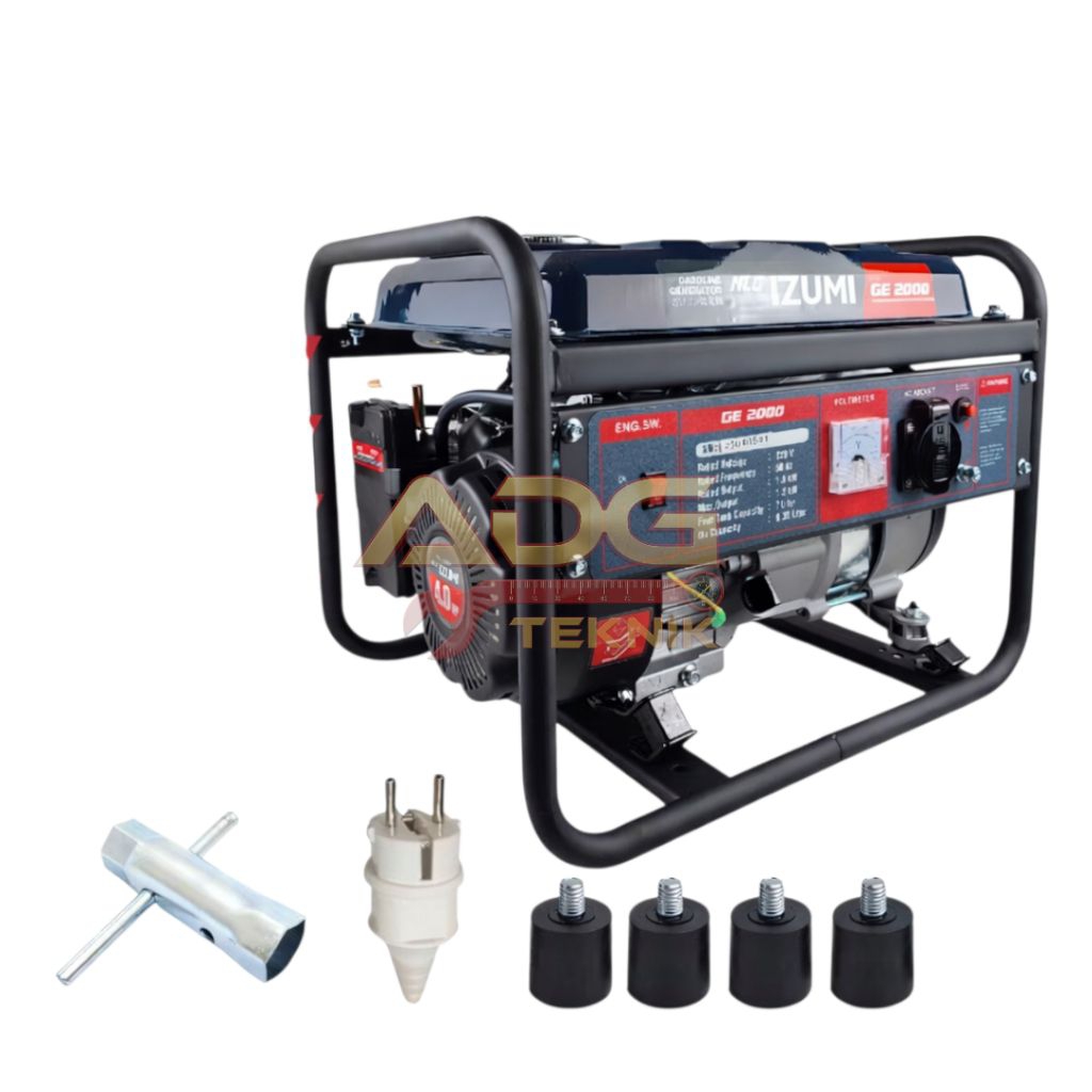 Mesin Genset Listrik IZUMI GE 2000 1KW 1000w generator genset Izumi GE2000