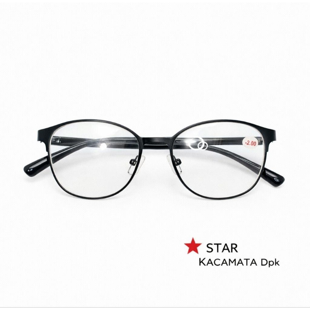 Michel Goma Kacamata Minus Rabun Jauh Super Fokus Frame Titanium Model dengan Desain Elegan dan Nyam