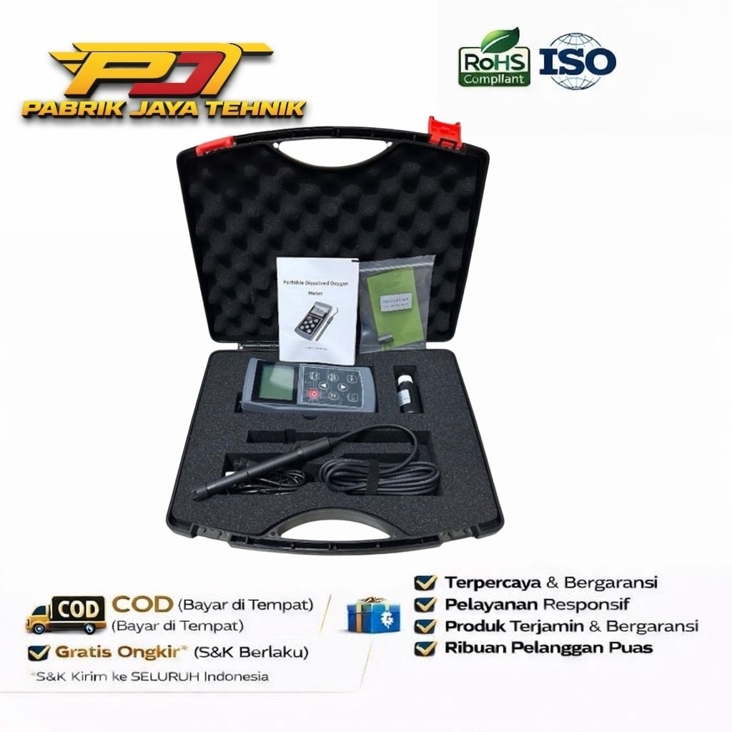 DO Meter, Portable Dissolved Oxygen Meter LH-D701