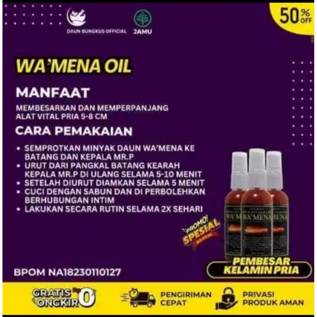 BISA COD WAMENA BPOM GARANSI 100%ORIGINAL