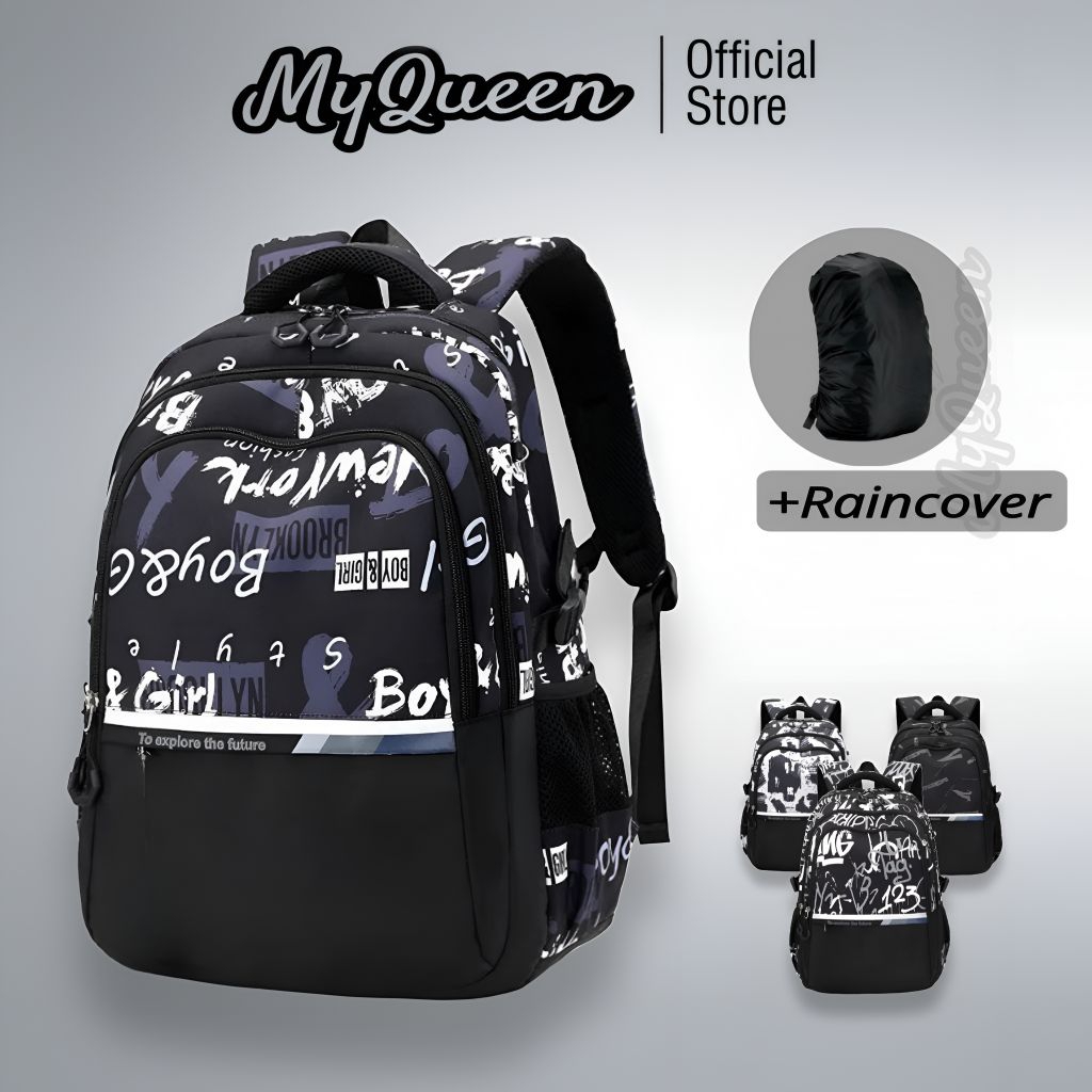 MyQueen - Tas Ransel Backpack Anak Sekolah Fashion Unix Tribal Harajuku Style