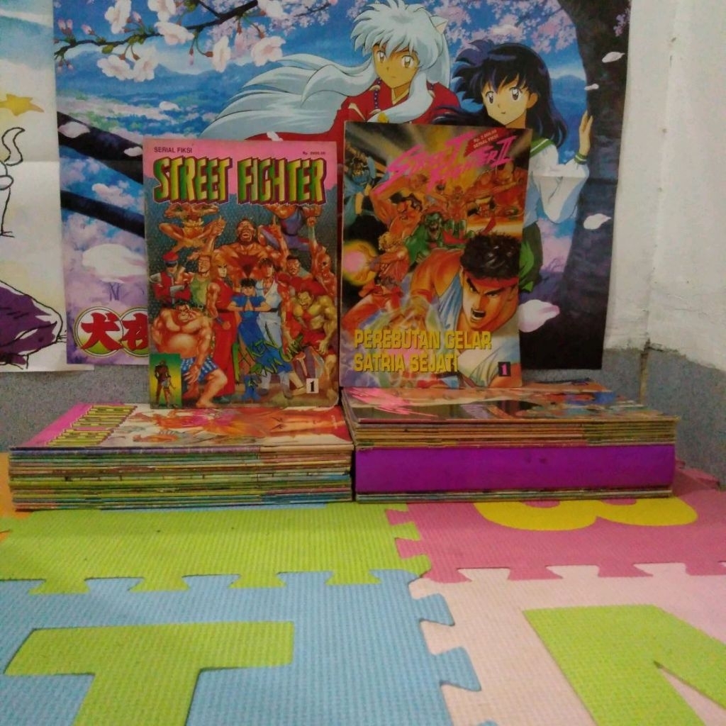 komik full set tamat street fighter 1-18 end + street fighter ii 1-24 end