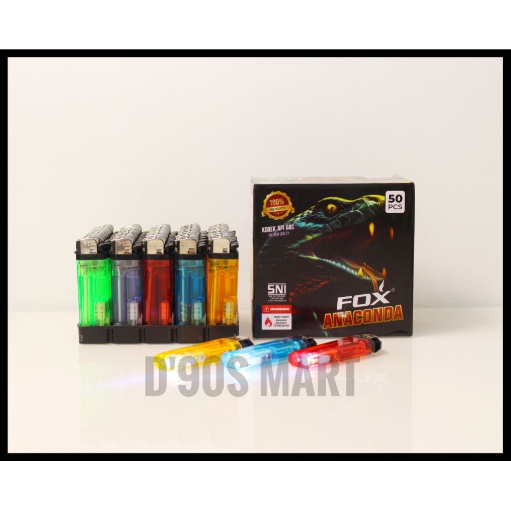 Korek Api Gas Roda Senter  50 pcs