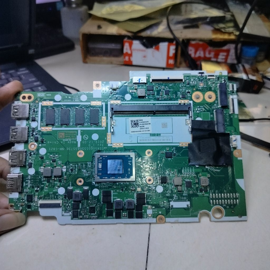 Motherboard Mobo No Display Bahan Lenovo Ideapad Slim 3-14ADA