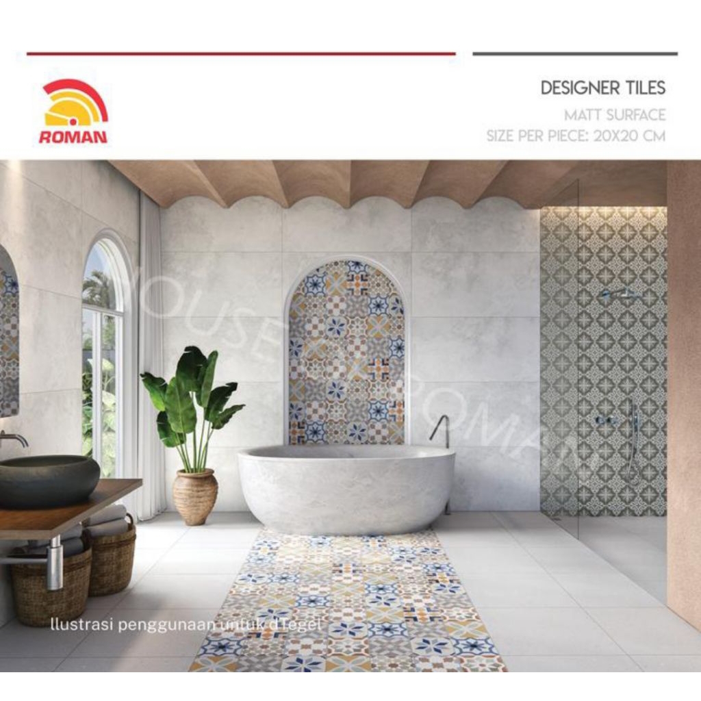 Granit 20x20 Vintage Matt dTegel Series