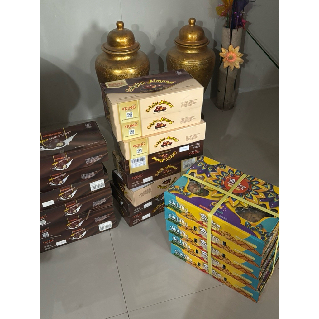 Hampers D’King bonibol cokelat/almond