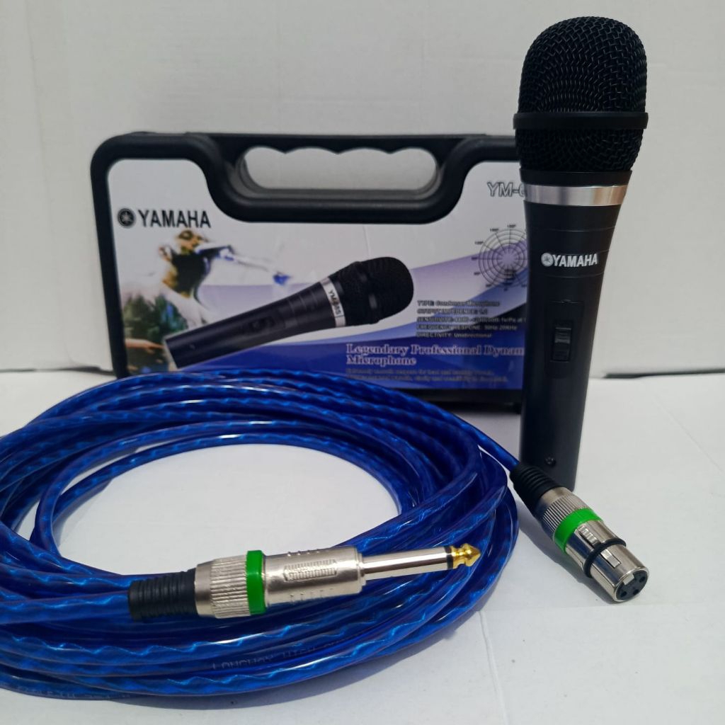 MIK YAMAHA ,PNJG KABEL-+ 10 MERER, FUUL BESI, MIK VOCAL