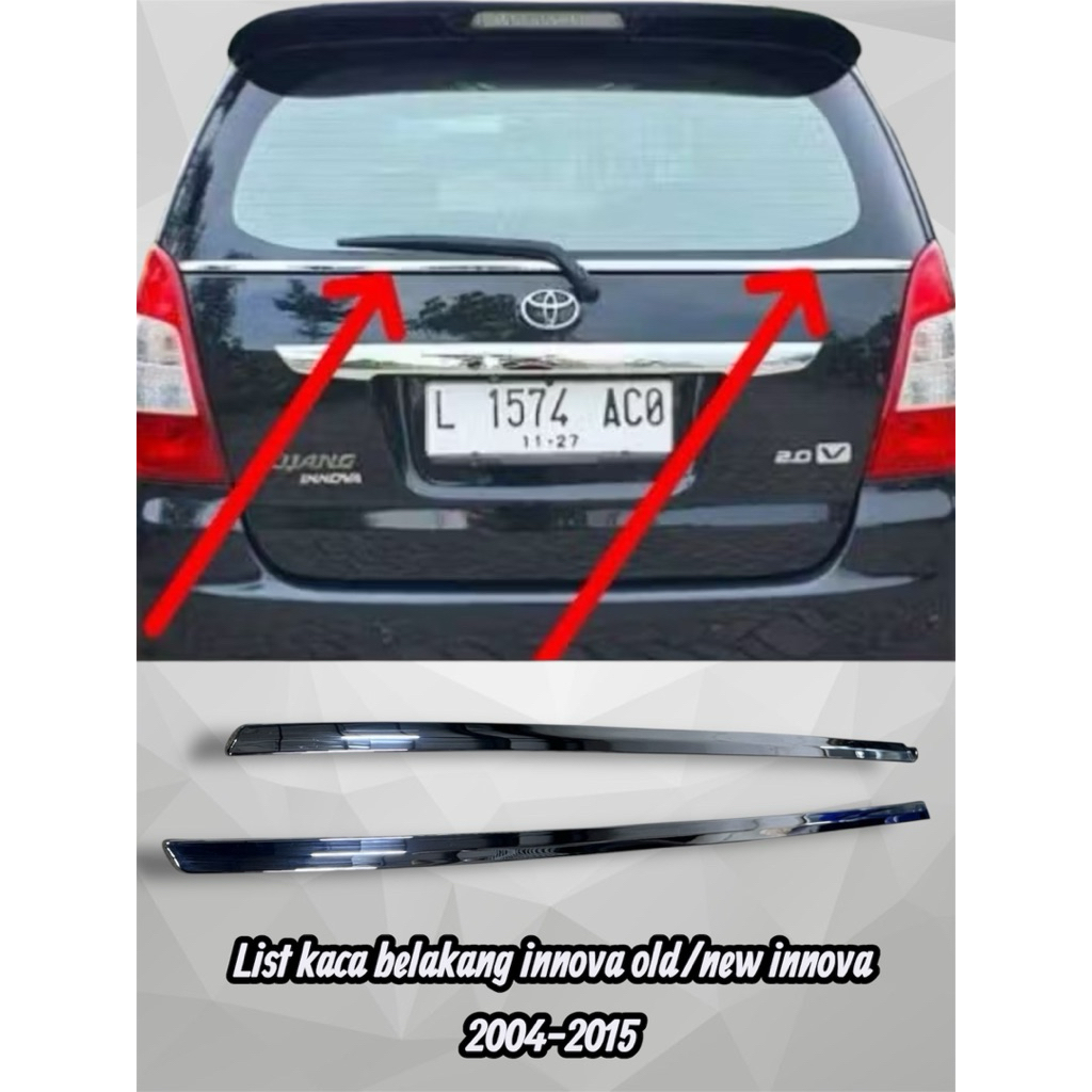 List kaca belakang innova old/new innova 2004-2015