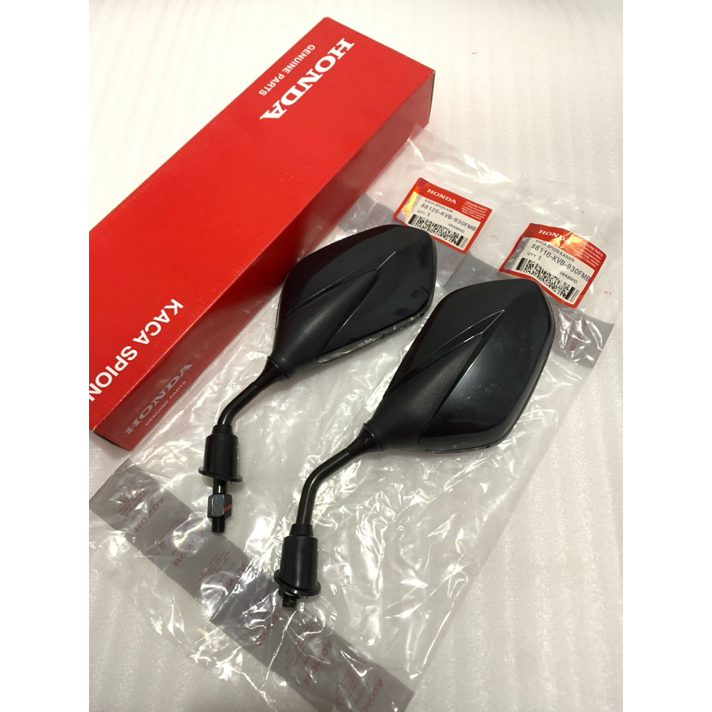 88110KVB930FMB 88120KVB930FMB SPION SET KANAN KIRI MIRROR ASSY L/R BACK BK HONDA VARIO 110 KARBURATO