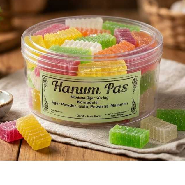 ( 500 Gram ) Manisan Agar Agar Kering - Manis Alami, Serat Baik, Cocok untuk Camilan