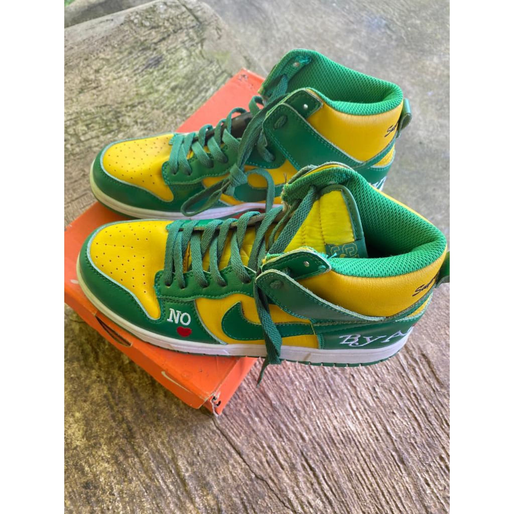 SEPATU ORIGINAL NIKE SB × SUPREME  second, like new